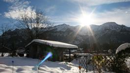 berchtesgadener land alpen schneebedeckt