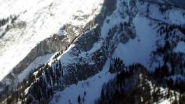 Alpen Gipfel Vogelperspektive