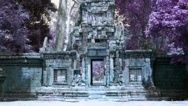 Angkor Wat Indochina Durchgaenge IR