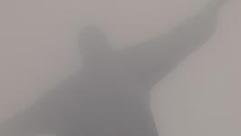 Corcovado Nebel Jesus Infrarot
