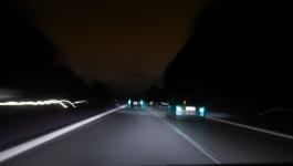 Dunkelheit Autofahrten Autobahn Infrarot