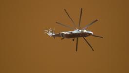 Helikopter Flugobjekte Sommerhimmel Infrarot