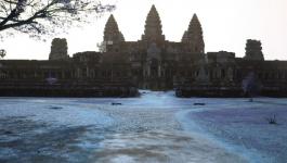 Indochina Kambodscha Tempel IR