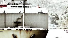 Frachtschiffe Panama Kanal