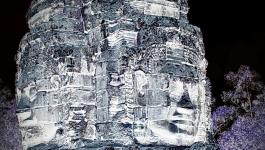 Gesichter Skulpturen Kambodscha
