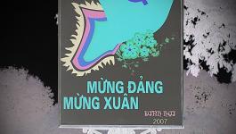 Vietnam Plakat Mung Xuan