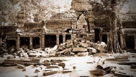 Angkor Wat Truemmer Kambodscha