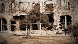 Esel Ruinen Griechische