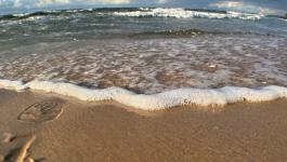 Meerwasser Wellen Schaum