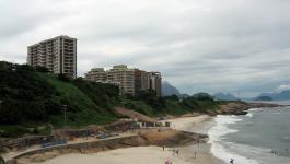 Strand Brasilien Hochhaeuser
