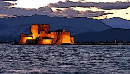 Illustration Festung Griechenland