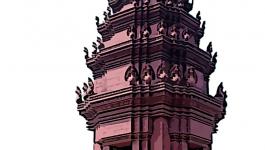 Illustration Khmer Tempel