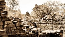 Alte Bilder Angkor Wat Dschungel